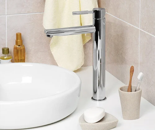 Смеситель для раковины WasserKRAFT Main хром, высокий 4103H (детальная фотография), современные, hi-tech