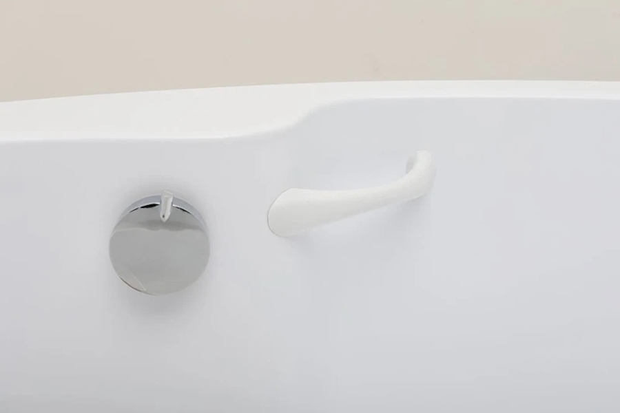 Ванна акриловая, правая, Aquanet Capri 170х110 (детальная фотография), современныe, hi-tech