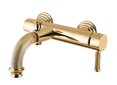 Смеситель для ванны Cezares Olimp золото 24 карат