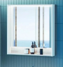 Зеркало с подсветкой Акватон Капри 80 см бетон пайн
