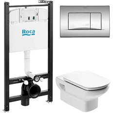 Унитаз с инсталляцией Roca Dama Senso 893104090