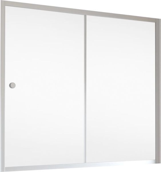 Душевая шторка на ванную стекло прозрачное Vegas-glass ZV 170 01 (детальная фотография), стеклянные