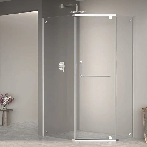 Душевой уголок RGW Passage PA-091 120x100 см профиль хром стекло прозрачное - фото 1