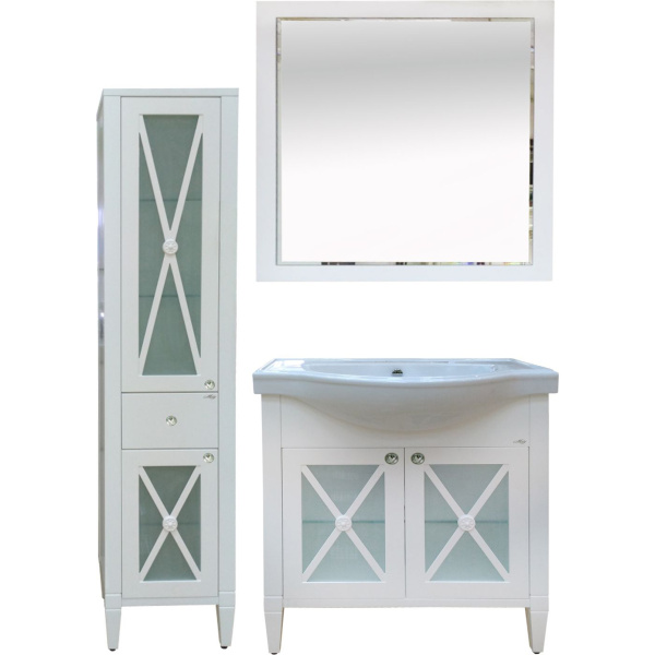 Шкаф-пенал напольный Misty Анна П-Анн-05040 40 см с ящиком (детальная фотография), 40 см