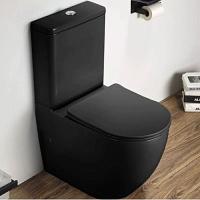 Унитаз компакт Ceramalux NС черный матовый