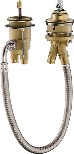 Скрытая часть смесителя на край ванны Hansgrohe на 2 отверстия - фото 2