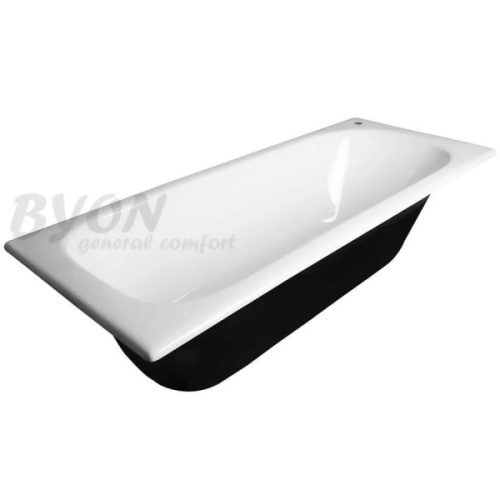 Ванна чугунная Byon 13 120х70 см с антискользящим покрытием Н0000015 (детальная фотография), в классическом стиле