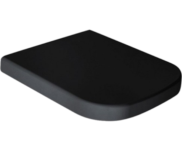 Крышка для унитаза, цвет чёрный матовый, Globo Stone SS023AR (детальная фотография)