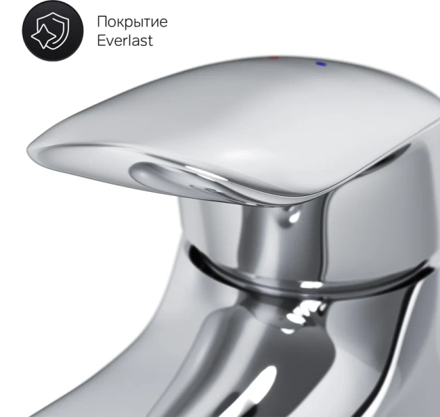 Смеситель для раковины AM.PM. Bliss L излив 146 мм хром F5382132 (детальная фотография), современные, hi-tech