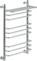 Полотенцесушитель водяной Ника Quadro 80x40 см хром