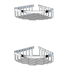 Полочка для ванной AM.PM Sense L угловая двухъярусная