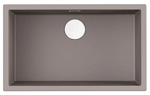Мойка для кухни Omoikiri Yamakawa 75-U/I-GR 75 см leningrad grey - фото 2