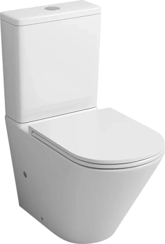 Унитаз компакт Grossman с тонкой крышкой - фото 1