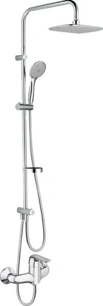 Душевой комплект Damixa Palace Evo 2 со смесителем дял душа 408322410 (детальная фотография), хром