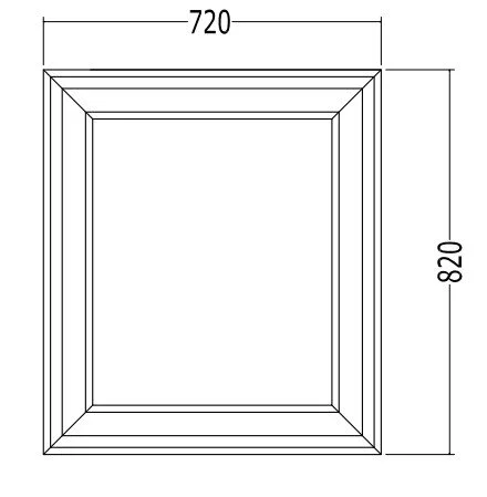 Зеркало для ванной Devon&Devon Harold 2SRHAROLD (детальная фотография), по запросу