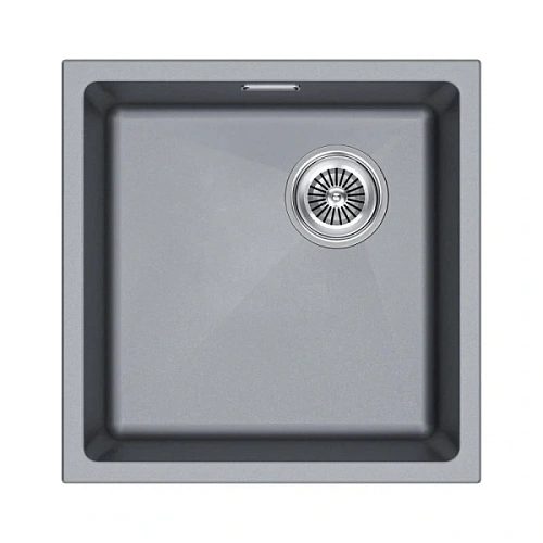 Мойка для кухни Paulmark Lumi 45 см серый металлик - фото 2