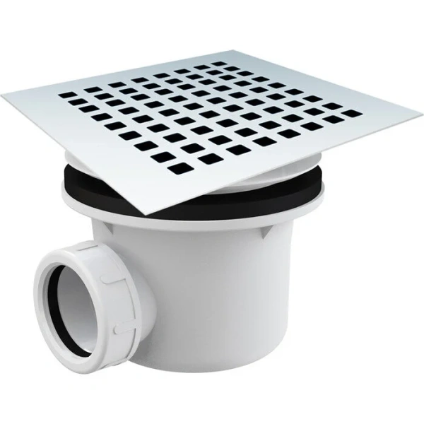 Сифон для поддона Vincea белый VSPH-2SR2W (детальная фотография)