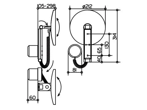 Зеркало для ванной Keuco iLook_move 17612 019000 с подсветкой (детальная фотография), в наличии