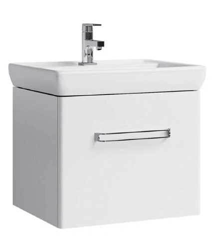 Тумба под раковину подвесная Aqwella Нео 60 см белая - фото 1