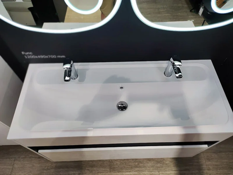 Раковина мебельная Am.Pm Func 120 см белая матовая M8FWPC1200WM (детальная фотография), в наличии index_1