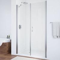 Душевая дверь профиль глянцевый хром стекло прозрачное Vegas-glass