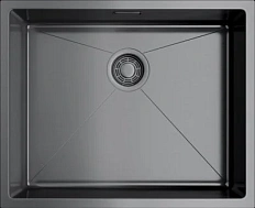 Мойка для кухни Omoikiri Taki 54-U/IF-GM 54 см вороненая сталь