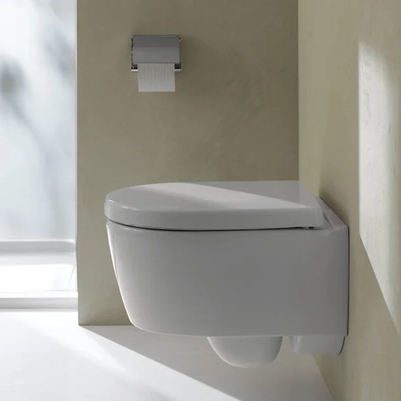 Унитаз подвесной Geberit iCon безободковый 204030000 (детальная фотография), современные, hi-tech, круглые