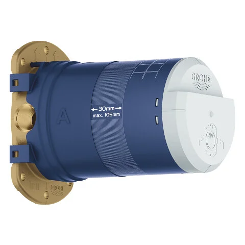 Встраиваемая часть для верхнего душа с душевым кронштейном Grohe 26483000 (детальная фотография), в наличии