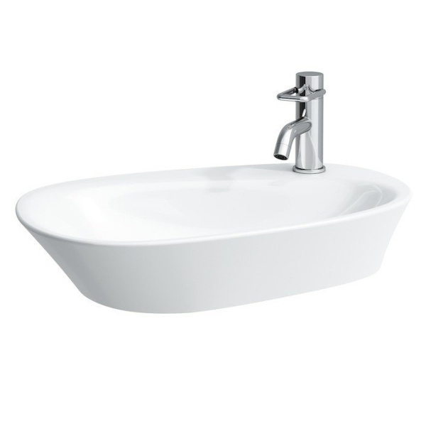 Раковина Laufen Palomba 60 см с покрытием LLC 8.1680.3.400.104.1 (детальная фотография)