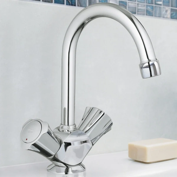 Смеситель для раковины Grohe Costa L 21375001 (детальная фотография), современные, hi-tech