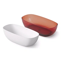 Ванна DEA Design Modern DD8666 1800 18, 180 х 85 см, из искусственного камня, цвет белый матовый