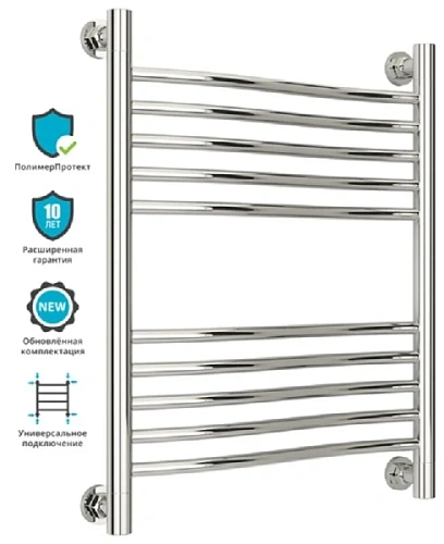 Полотенцесушитель водяной Сунержа Флюид+ 50х60 см без покрытия - фото 1