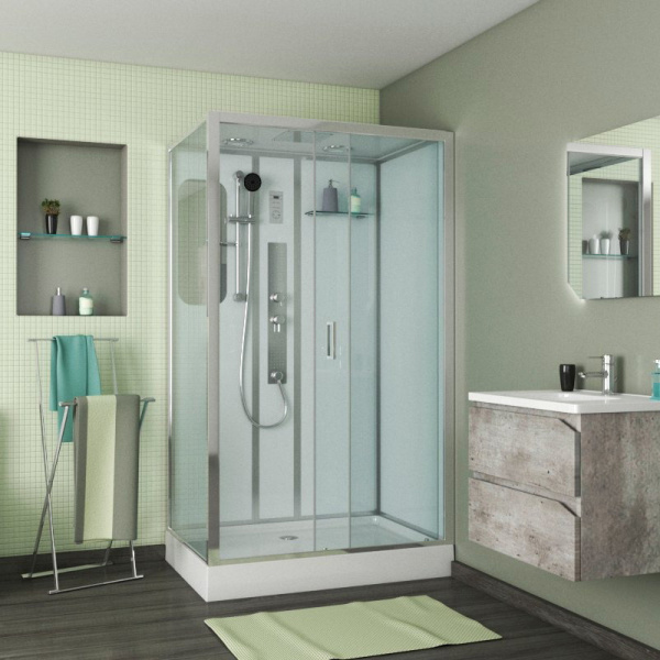 Душевая кабина Niagara Premium 120х80 см правая 60120114GQR (детальная фотография), прямоугольные