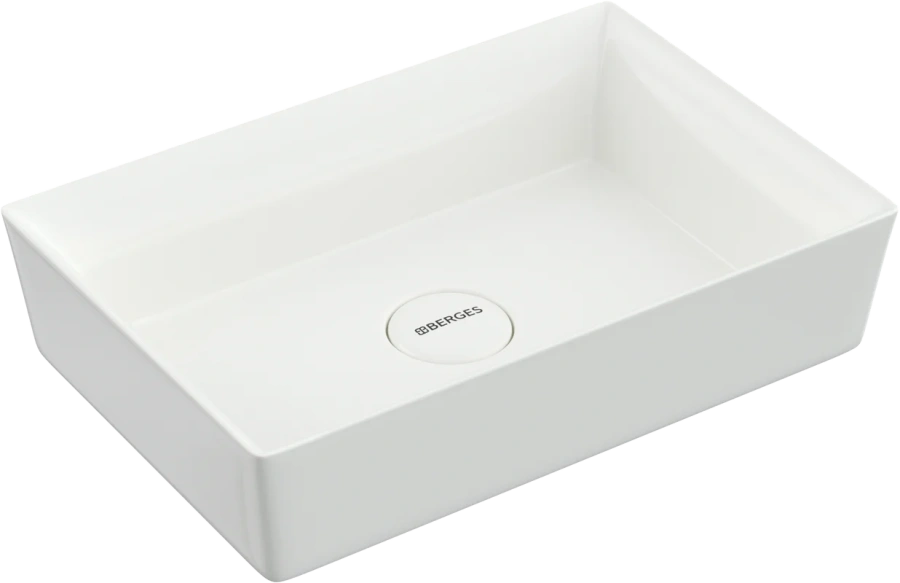 Раковина BERGES Mascon 55 см белая 181003 (детальная фотография)