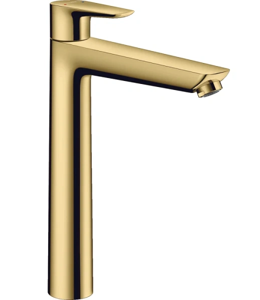 Смеситель для раковины Hansgrohe Talis E полированное золото 71717990 (детальная фотография)