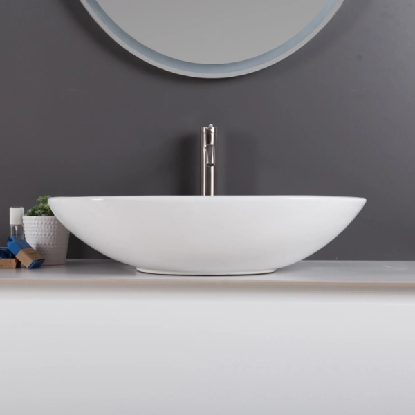 Раковина BelBagno 63 см накладная BB1104 (детальная фотография), 65 см