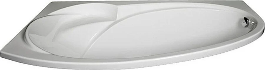 Ванна акриловая 1MarKa Julianna 160 х 95 см, цвет белый, левая/правая, 01дж1695л/п (детальная фотография), угловые, приставные, встраиваемые