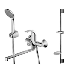 Комплект для ванной комнаты Bravat Fit F00416C