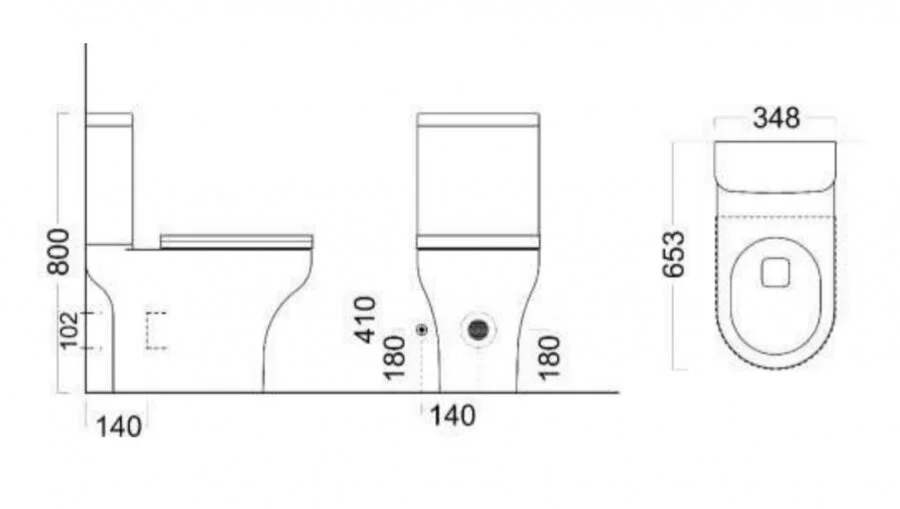 Унитаз-компакт Kerama Marazzi Buongiorno BG.wc.01 напольный (детальная фотография), напольные
