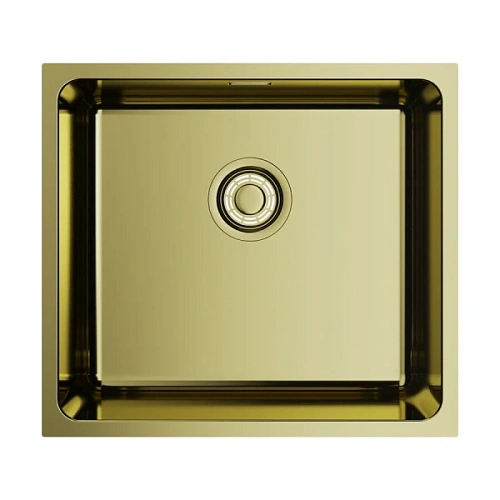 Мойка для кухни Omoikiri Tadzava 49-U/I-LG 49 см светлое золото - фото 4
