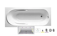 Ванна гидромассажная Riho Future 170 х 75 см, FLOW