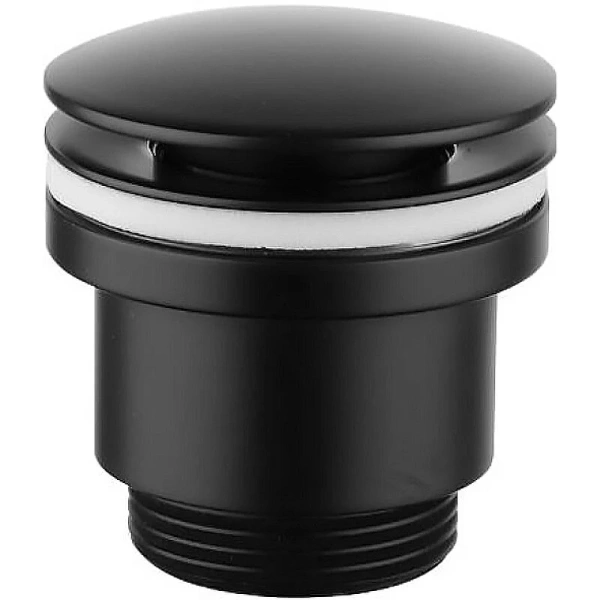 Донный клапан Lemark черный LM8500BL (детальная фотография)