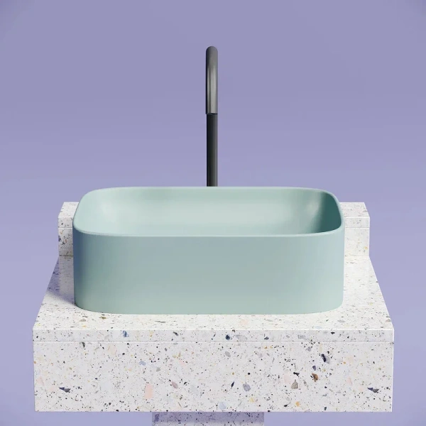 Раковина Ceramica Nova Element 50 см зеленая CN6052MLG (детальная фотография), 50 см