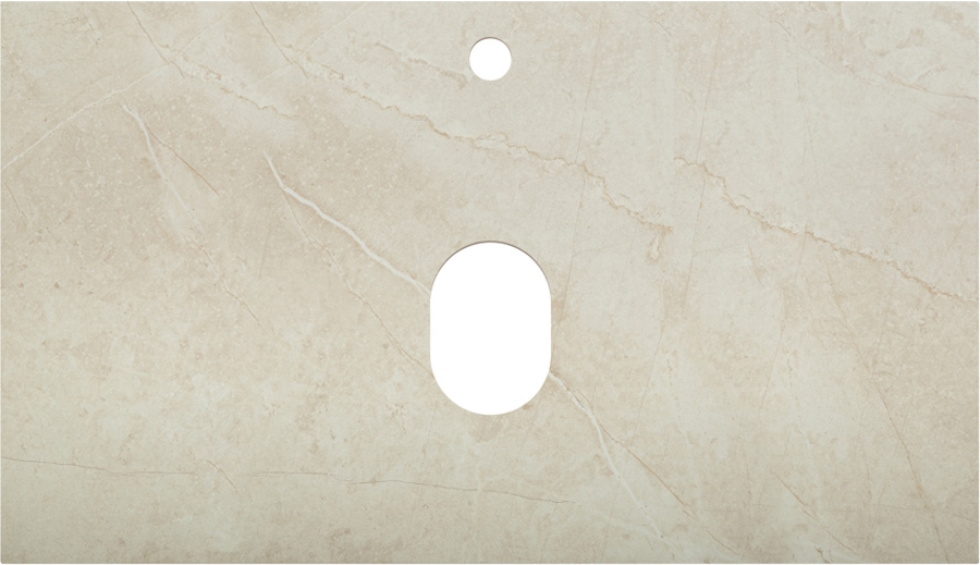 Столешница BelBagno 80 см из керамогранита, marmo crema opaco KEP-80-MCO (детальная фотография)