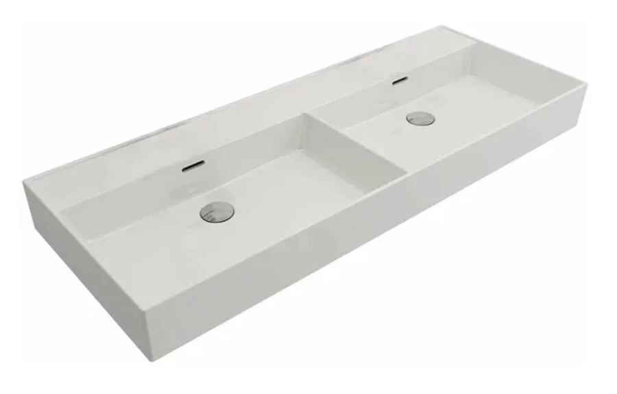 Раковина мебельная Cezares 120 см двойная CZR-MIL-120-2-LVB (детальная фотография) index_1