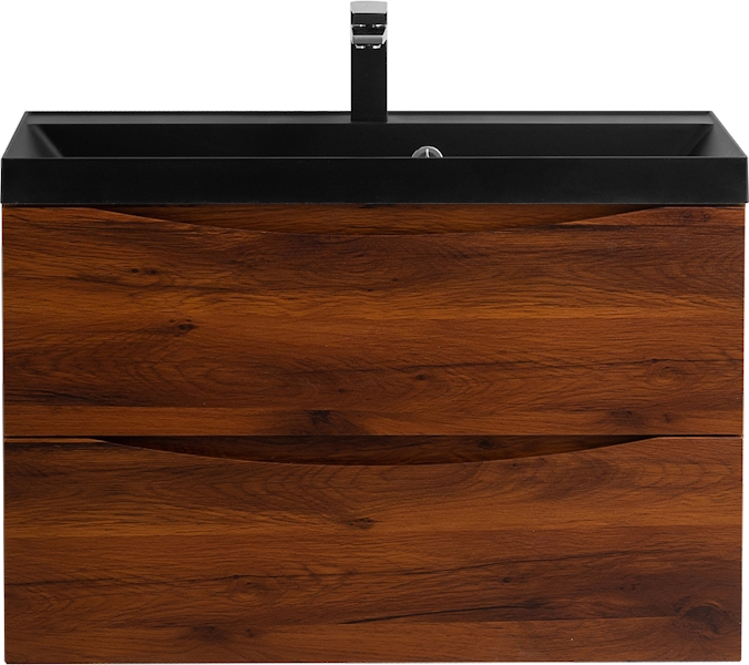 Тумба под раковину подвесная BelBagno Marino 80 см Rovere Cillegio MARINO-800-2C-SO-RC-P (детальная фотография), подвесная, пристенная