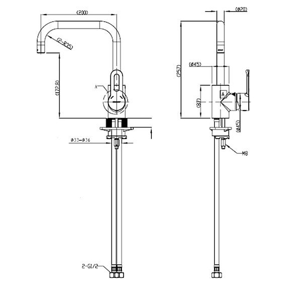 Схема (детальная фотография), для кухни