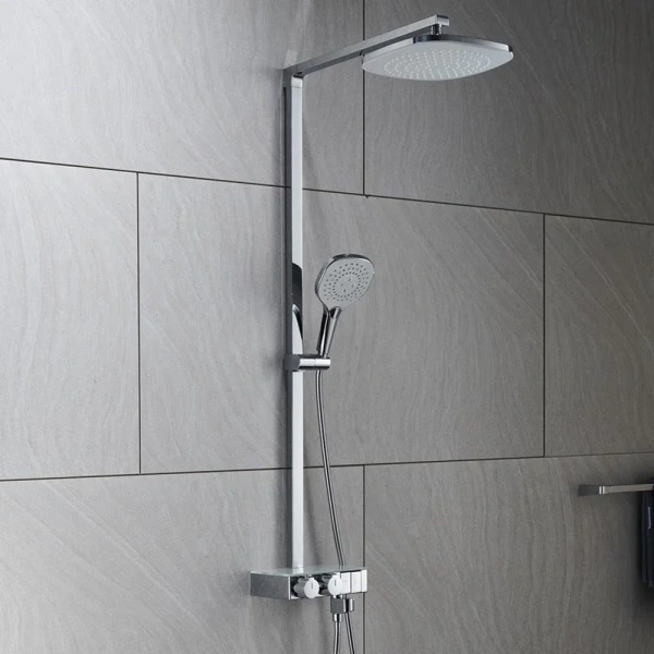 Душевая стойка Black&White Universe хром 78550U (детальная фотография)