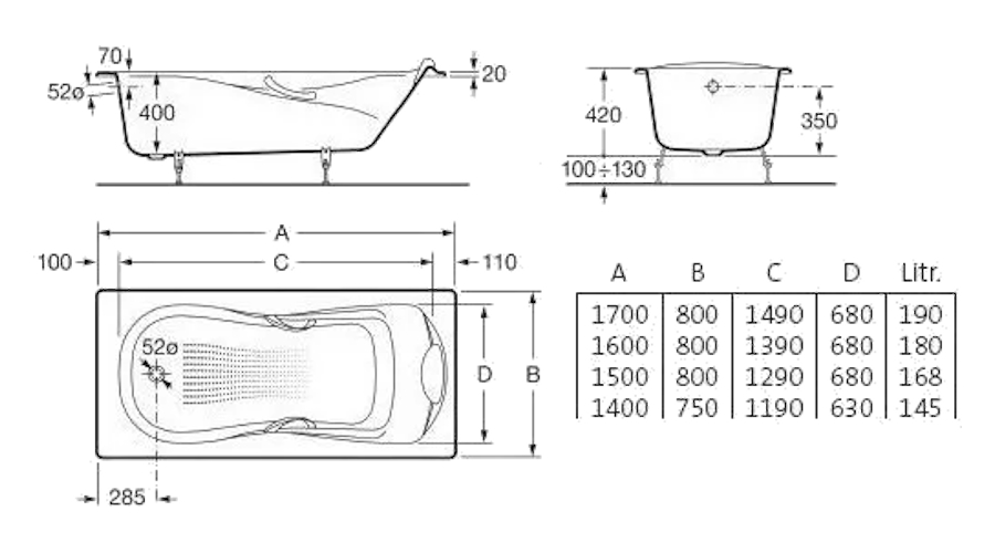 Схема (детальная фотография), прямоугольные