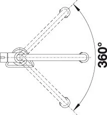Смеситель для кухни Blanco Culina-S Mini (детальная фотография), современные, hi-tech
